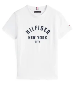 Kinderen Tommy Hilfiger Curved Hilfiger Graphic Tee Ss