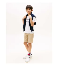 Kinderen Tommy Hilfiger Curved Hilfiger Graphic Tee Ss