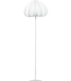 Dalia vloerlamp - Papier - Wit - 150xØ50 cm Vloerlampen