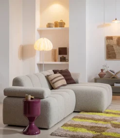 Dalia vloerlamp - Papier - Wit - 150xØ50 cm Vloerlampen