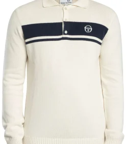 Heren Sergio Tacchini Damarindo Poloshirt Met Lange Mouwen