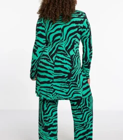 DAMES YOEK Dames Blazer met dierenprint