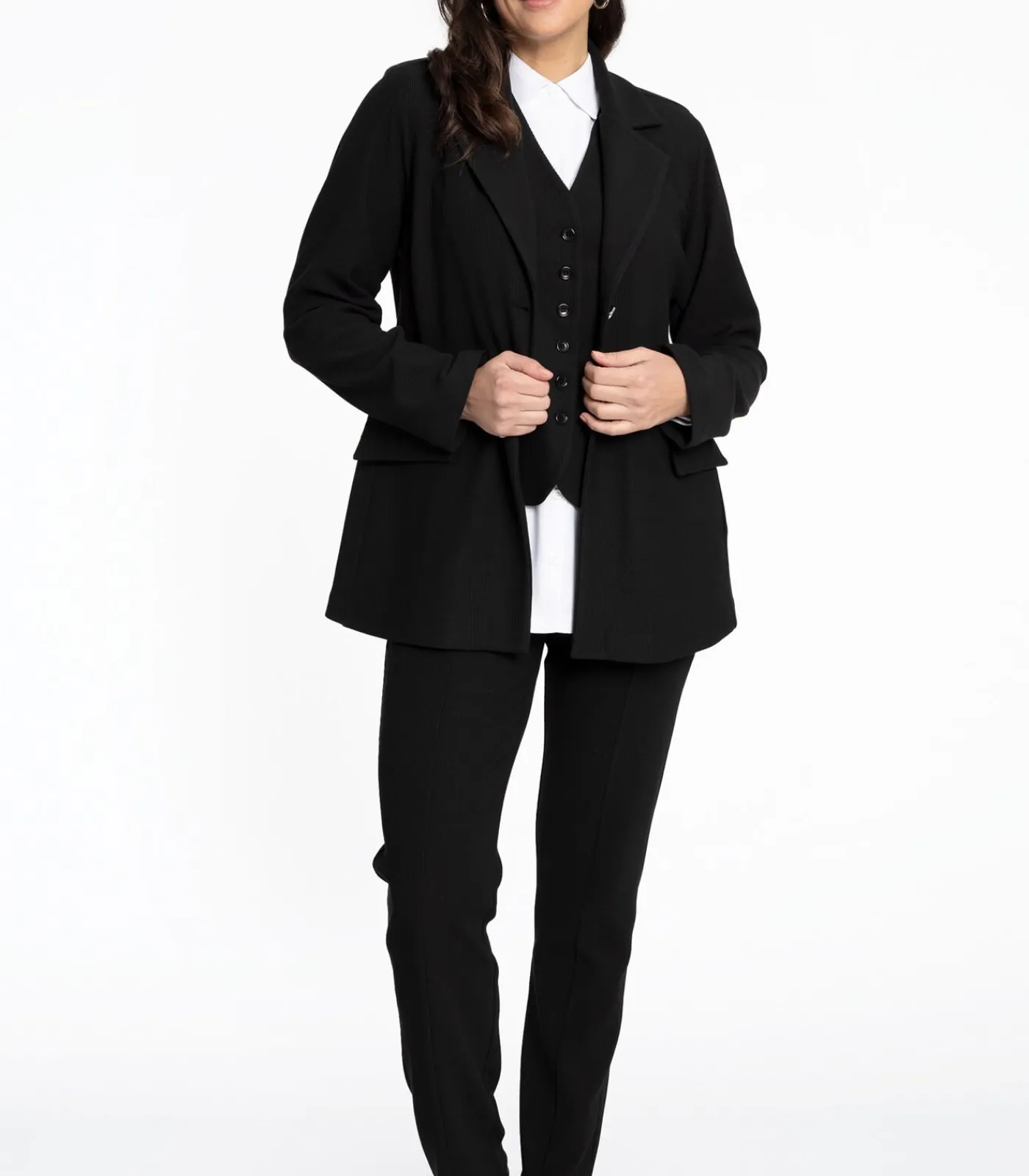 DAMES YOEK Dames Blazer met knoopsluiting