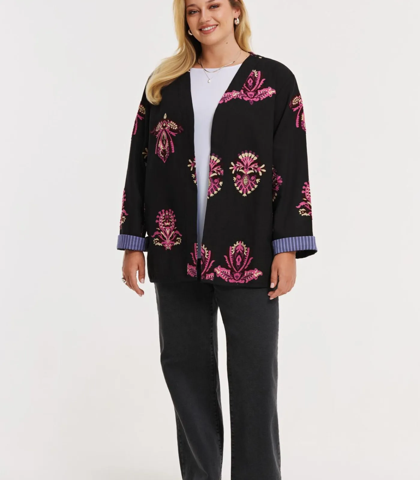 DAMES YOEK Dames Blazer met lange mouwen