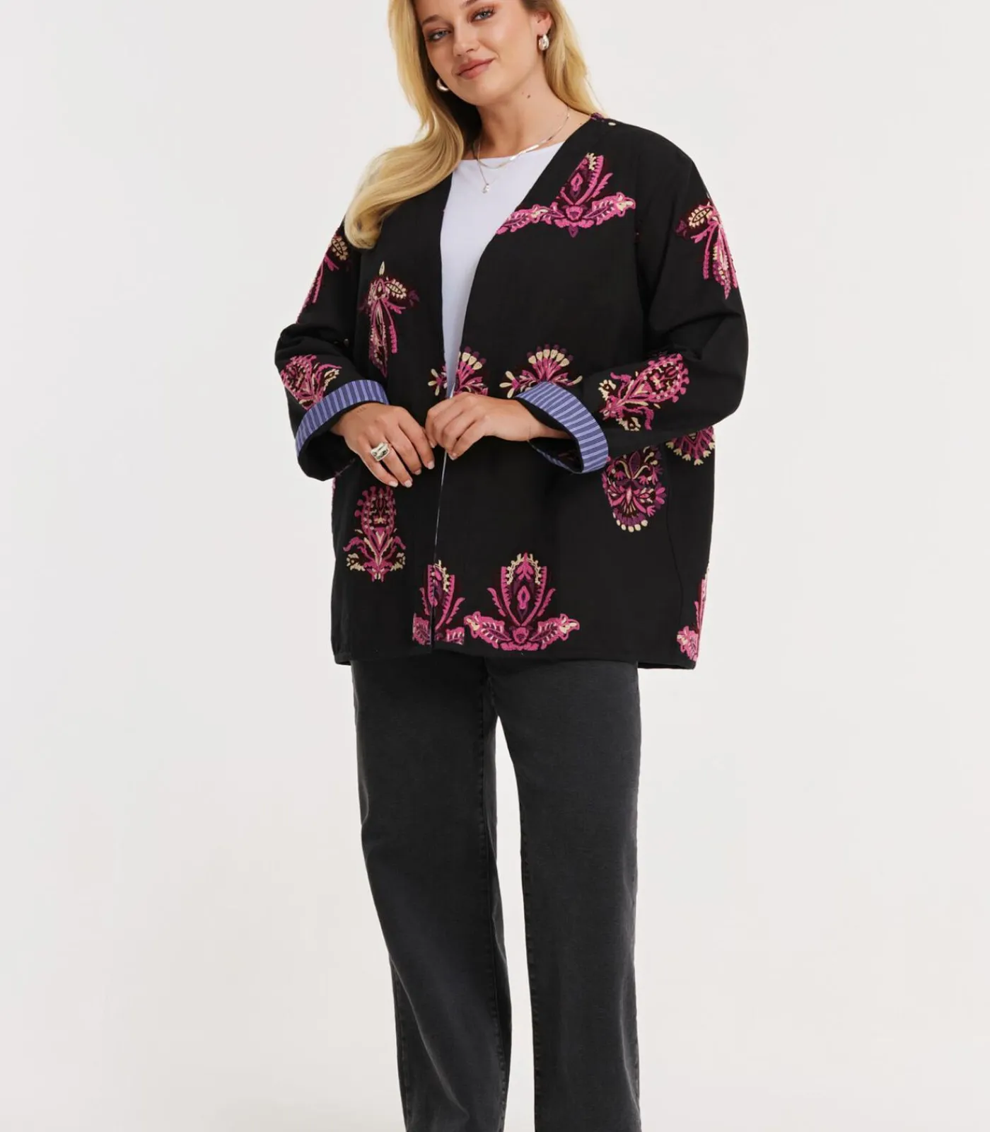 DAMES YOEK Dames Blazer met lange mouwen