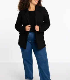 Clearance Dames Blazer met strass knopen DAMES Maatpakken & Blazers