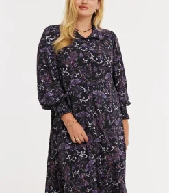 DAMES YOEK Dames Jurk print