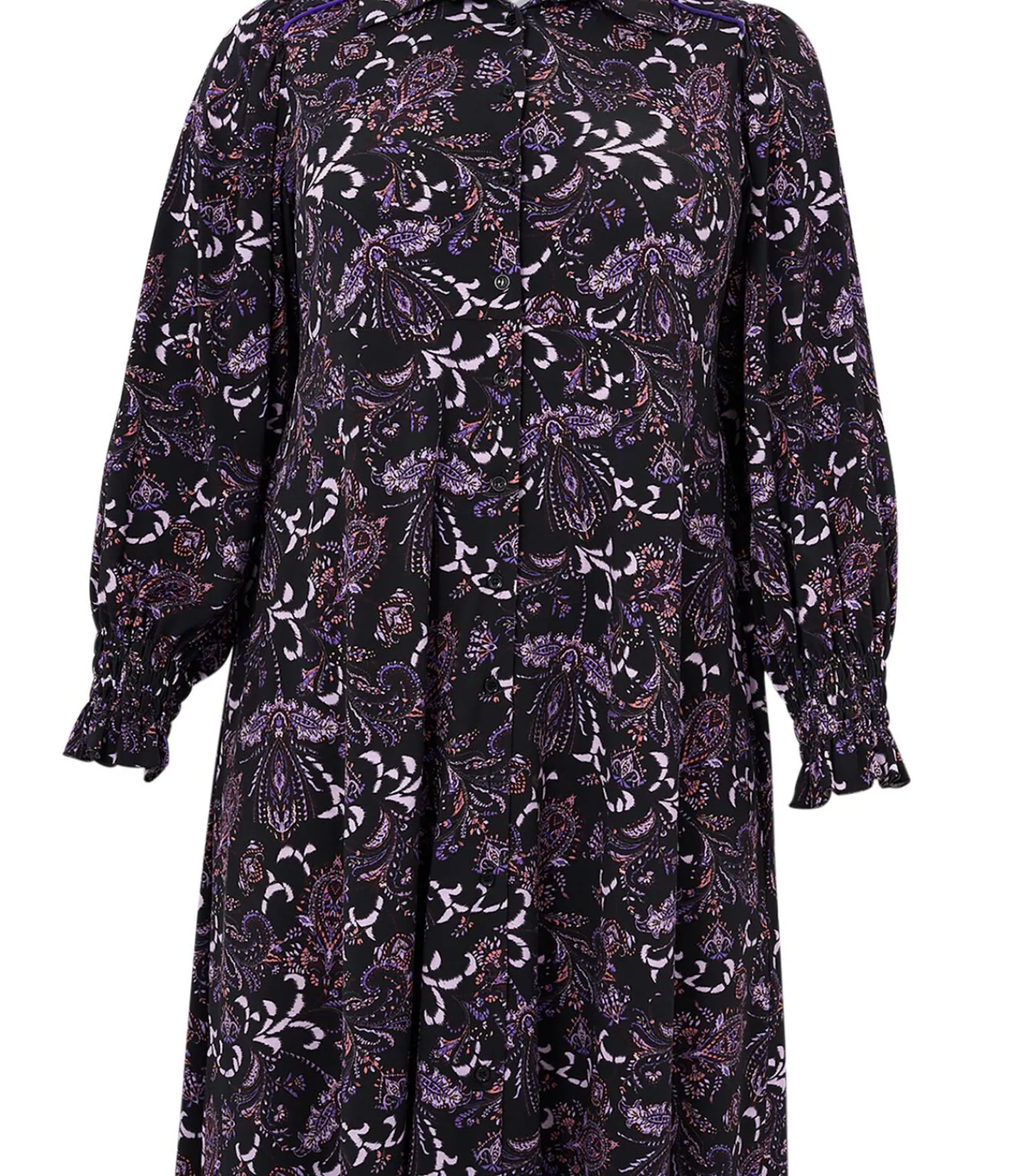 DAMES YOEK Dames Jurk print