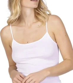 DAMES Nina from C. Dames spaghetti hemd biologisch katoen - Onderhemd - vrouwen singlet 100% katoen