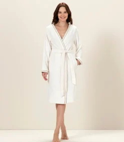Clearance Damesbadjas Gales Ecru - L DAMES Badjassen