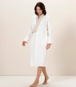 DAMES Chakra Damesbadjas Puur Ecru - L