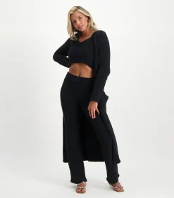 Hot Damesfleece Boucle Duster Kinderen Jassen