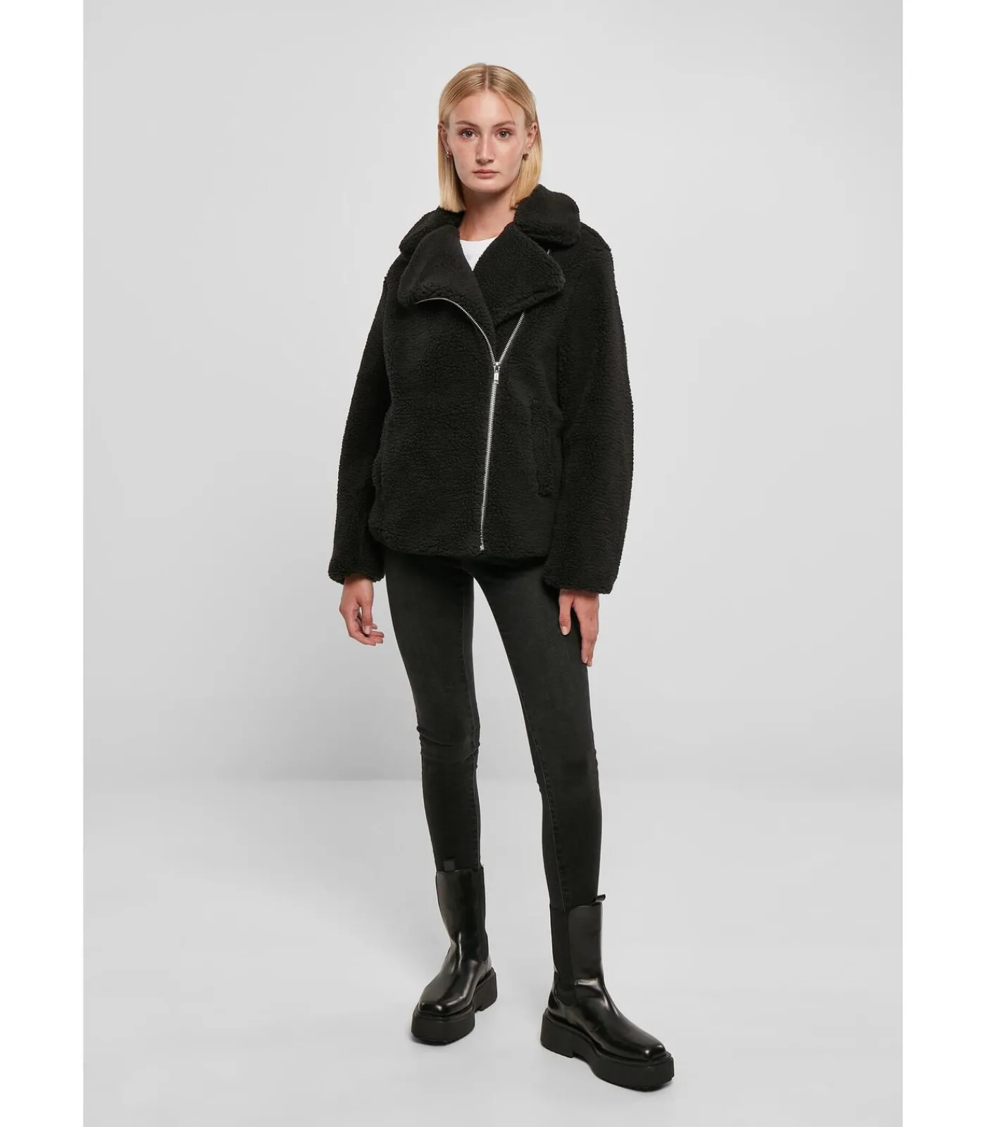 Clearance Damesfleece met sherpa Kinderen Jassen