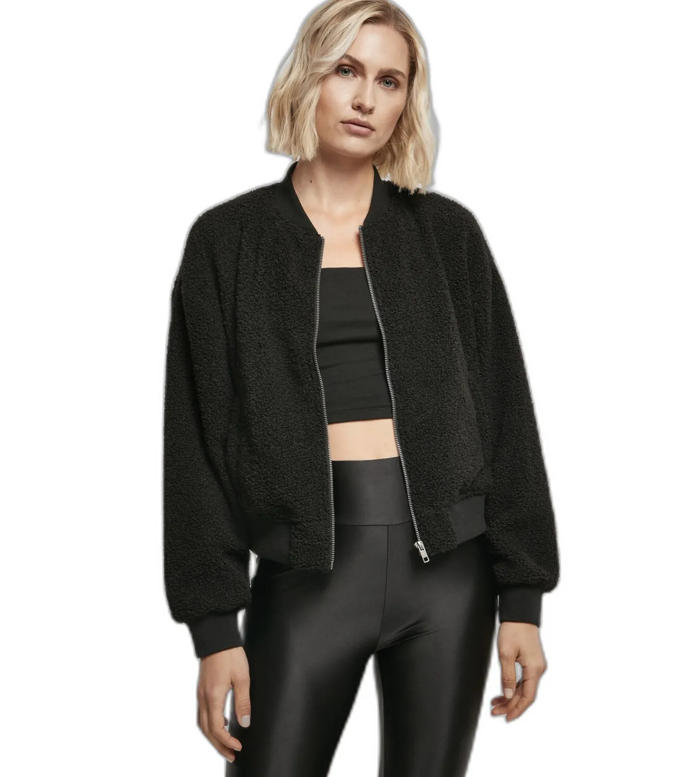 Kinderen Urban Classics Damesfleece Oversized Sherpa GT