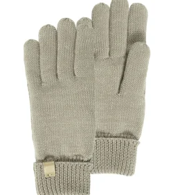 DAMES ISOTONER Dameshandschoenen Gerecycled gebreid Brons