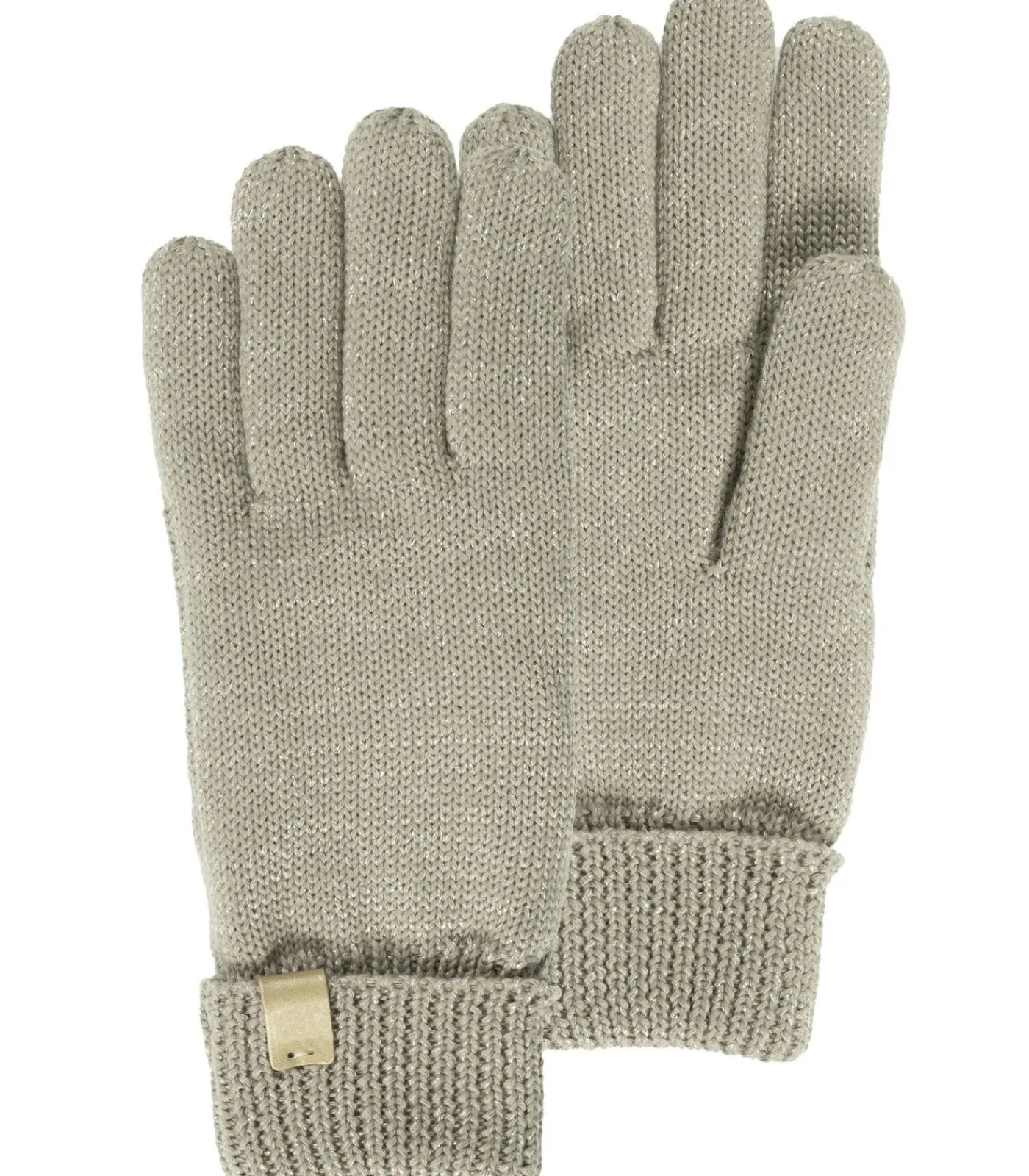 DAMES ISOTONER Dameshandschoenen Gerecycled gebreid Brons