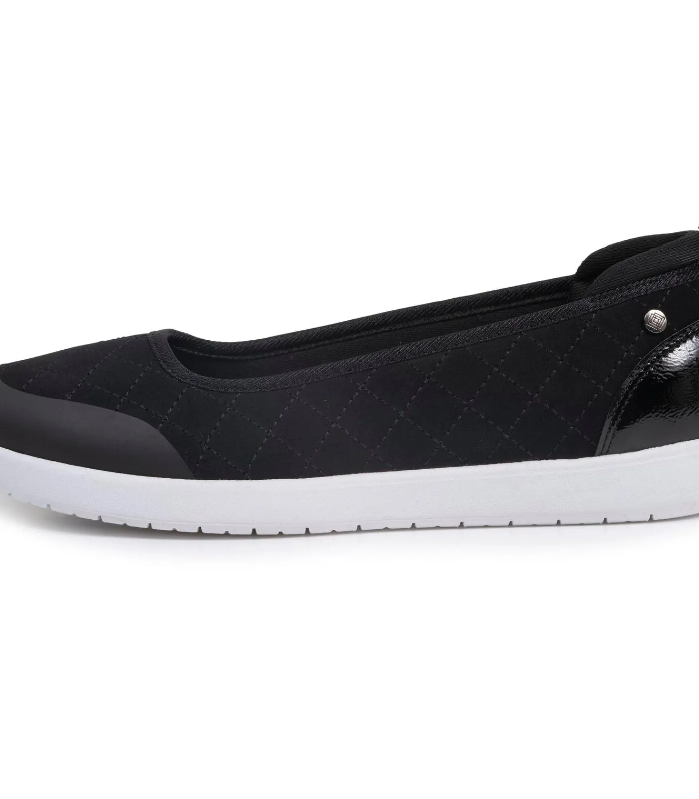 DAMES ISOTONER Damesslip ballerina's Zwart Gewatteerd