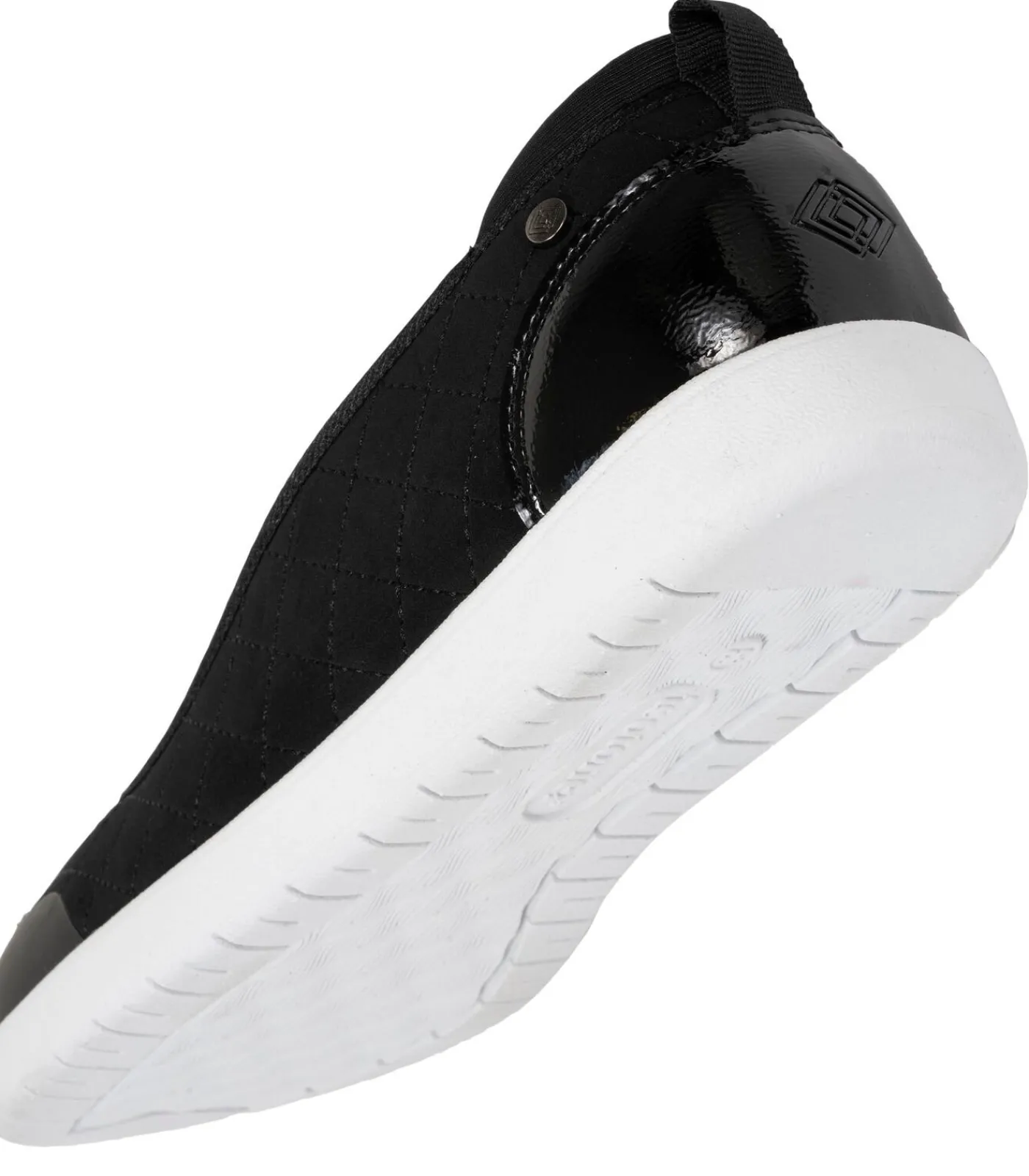 DAMES ISOTONER Damesslip ballerina's Zwart Gewatteerd