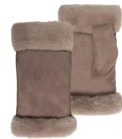 Discount Dameswanten met imitatiebontrand DAMES Handschoenen