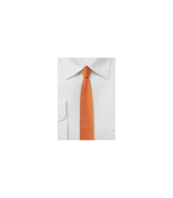 Heren Shirts & co Das extra smal 4 cm oranje