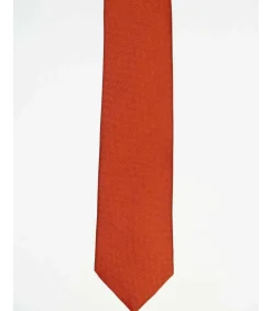 Das slimline zijde terracotta Heren Kostuums & Blazers