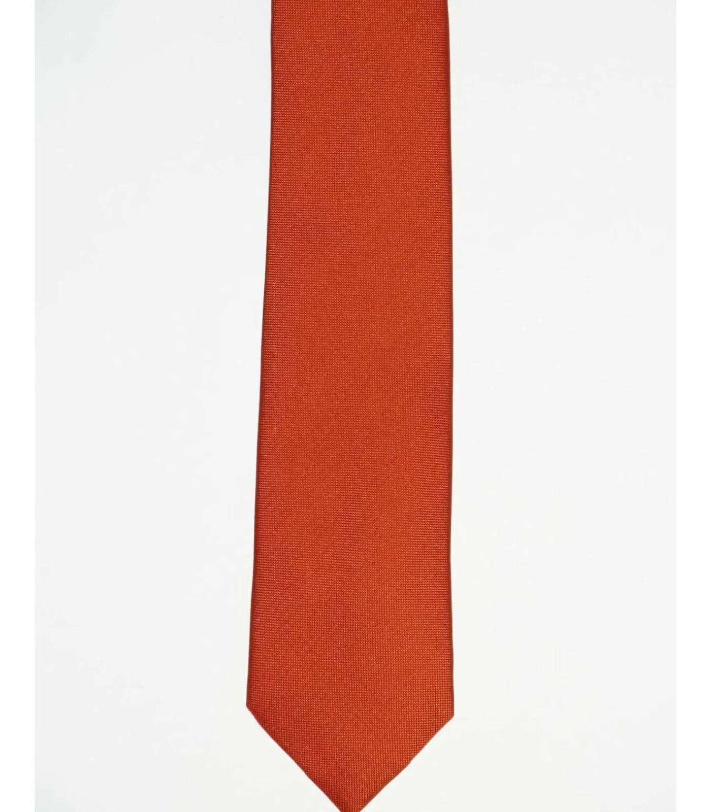 Das slimline zijde terracotta Heren Kostuums & Blazers