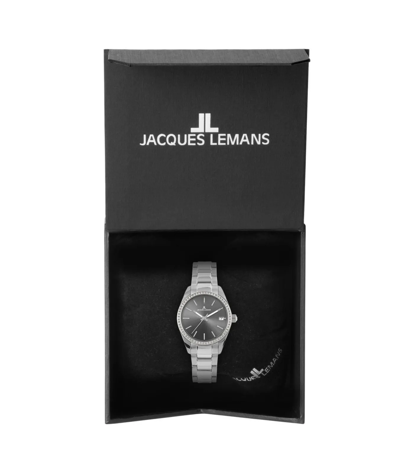 DAMES Jacques Lemans Datum horloge Derby Grey