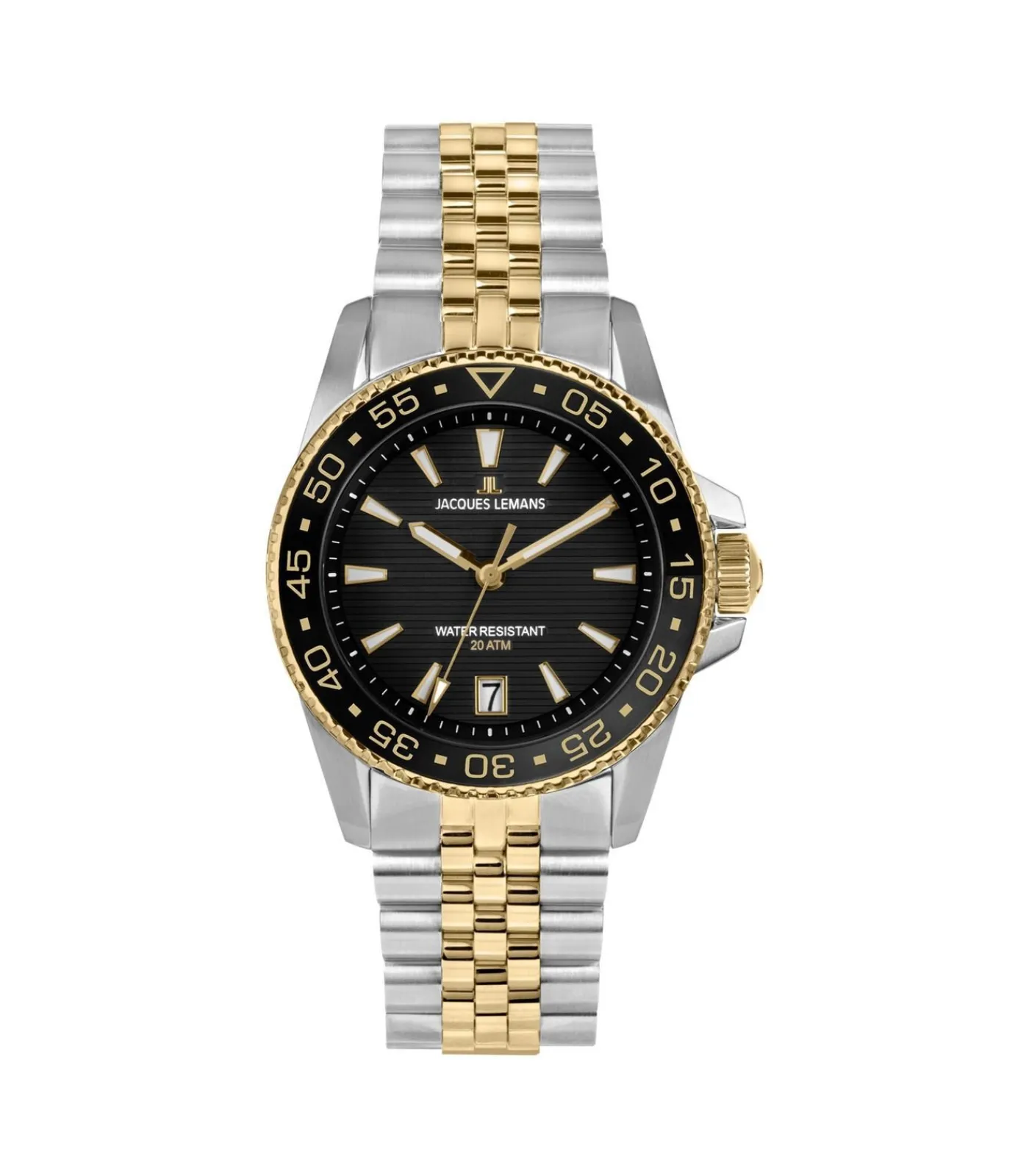 Discount Datum horloge Liverpool Diver Black - Gold Heren Horloges