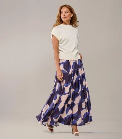 DAMES Mart Visser Dazzy Print Rok Blauw / Multi