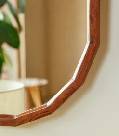 Best Decoratieve spiegel in massief palissanderhout 120x56 cm Jade Spiegels