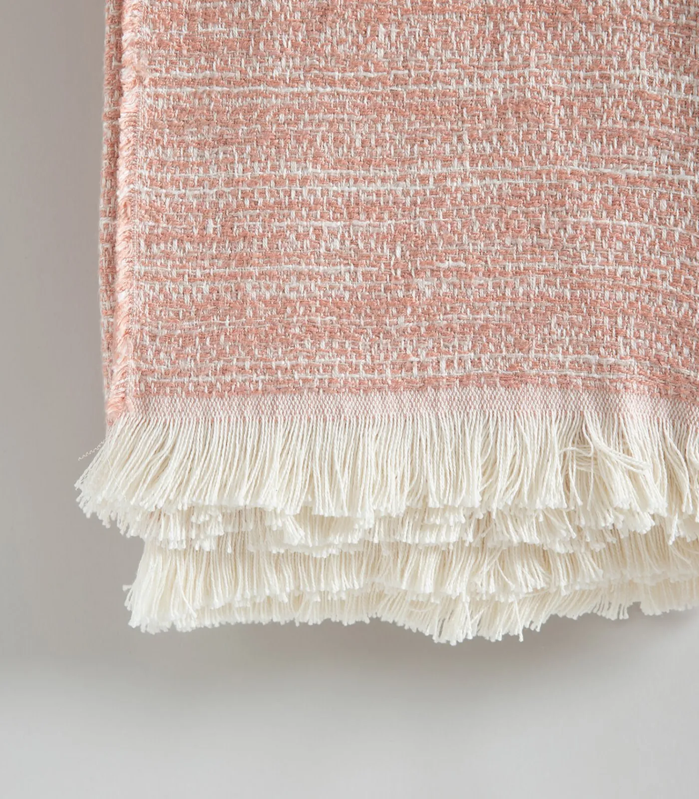 Chakra Deken 1 persoon Melange 160x220 cm Lichtroze