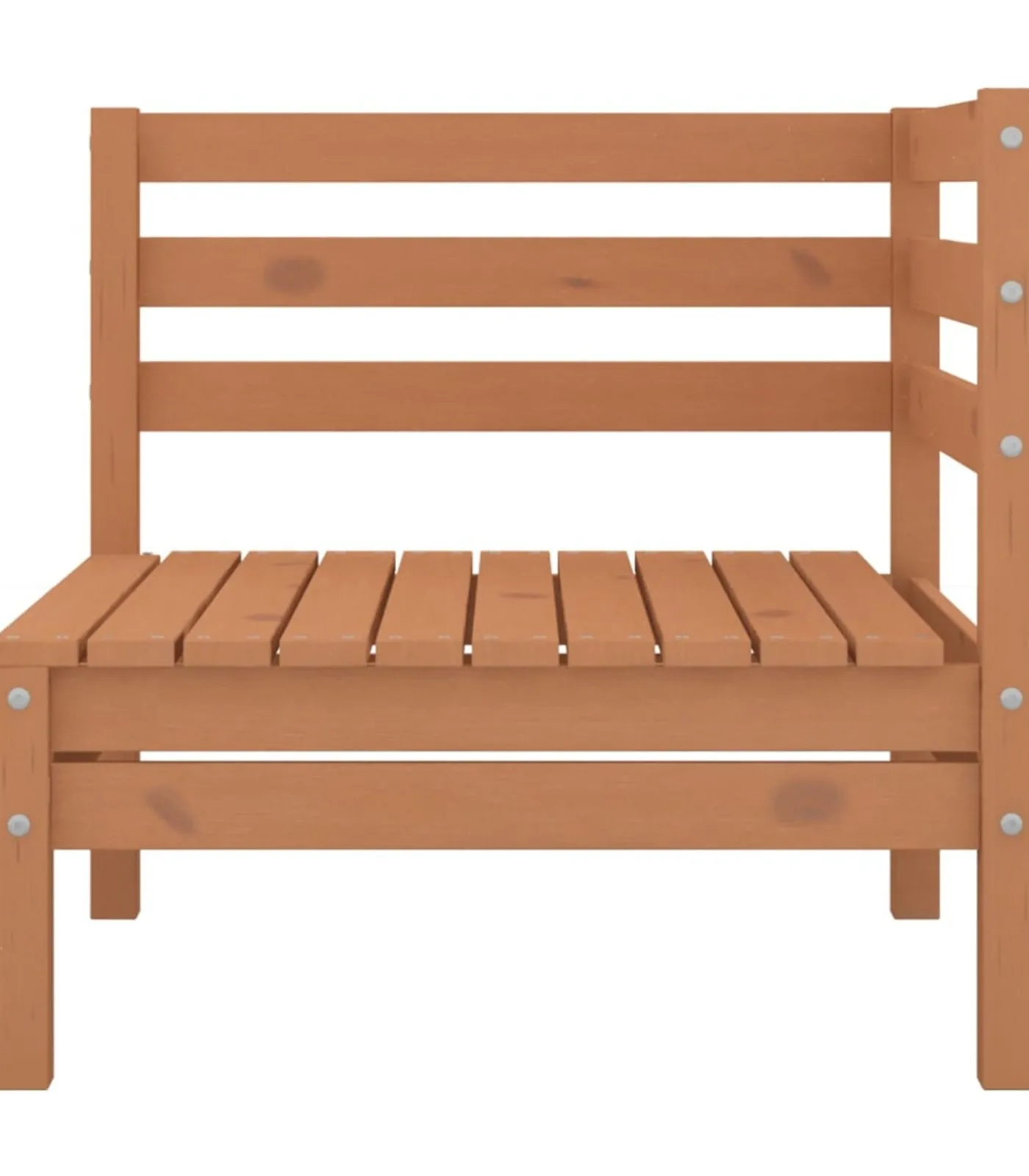 Clearance 4-delige Loungeset massief grenenhout honingbruin Tuinmeubelen