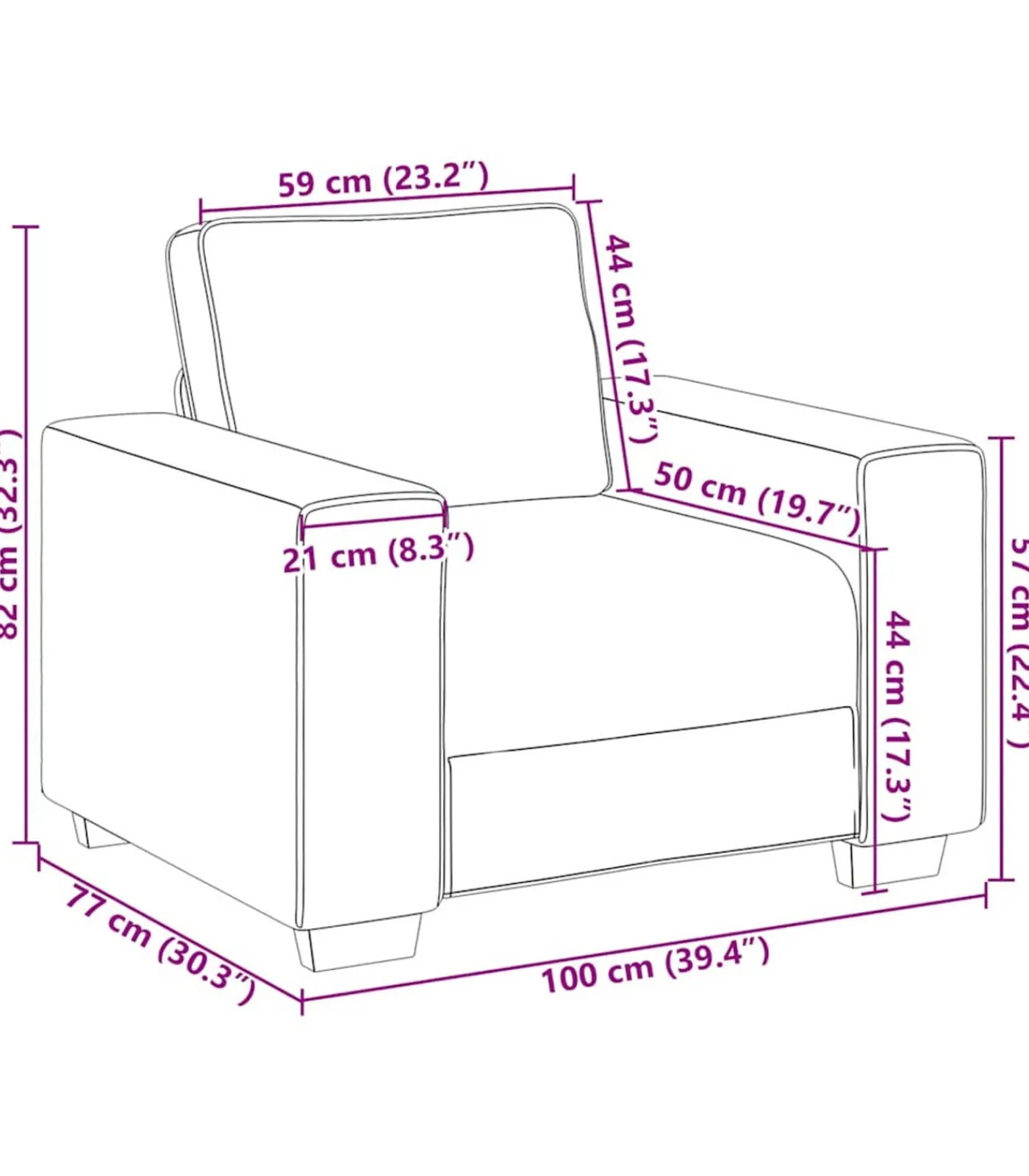 vidaXL 3-delige Loungeset met kussens fluweel donkergrijs