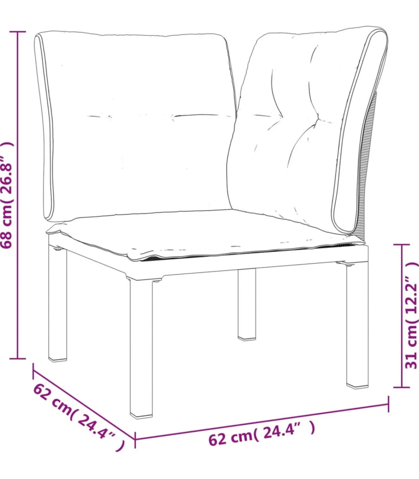 vidaXL 5-delige Loungeset poly rattan zwart en grijs
