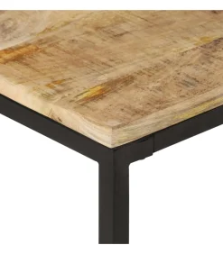 vidaXL 2-delige Salontafelset massief mangohout