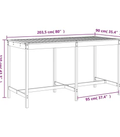 Sale 9-delige Tuinset massief douglashout Tuinmeubelen