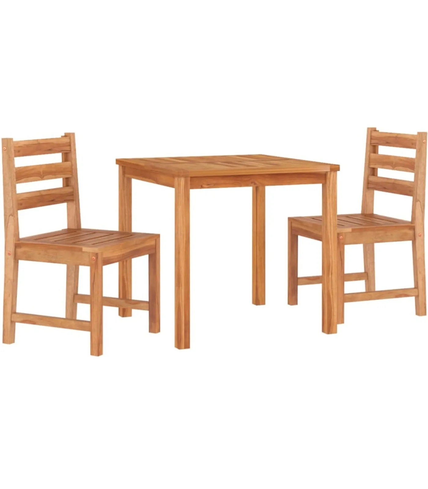 Hot 3-delige Tuinset massief teakhout Tuinmeubelen