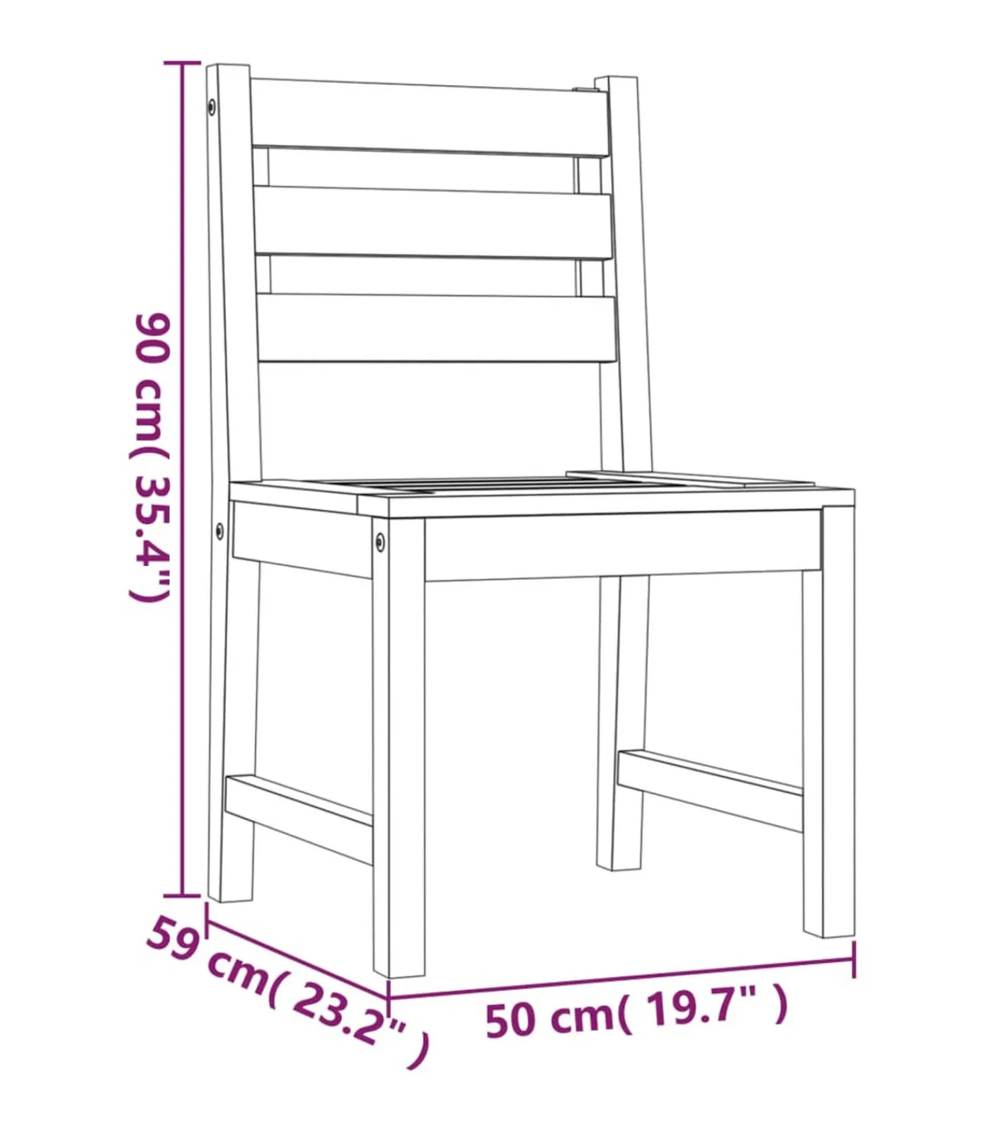 Hot 3-delige Tuinset massief teakhout Tuinmeubelen