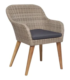 vidaXL 9-delige Tuinset poly rattan bruin