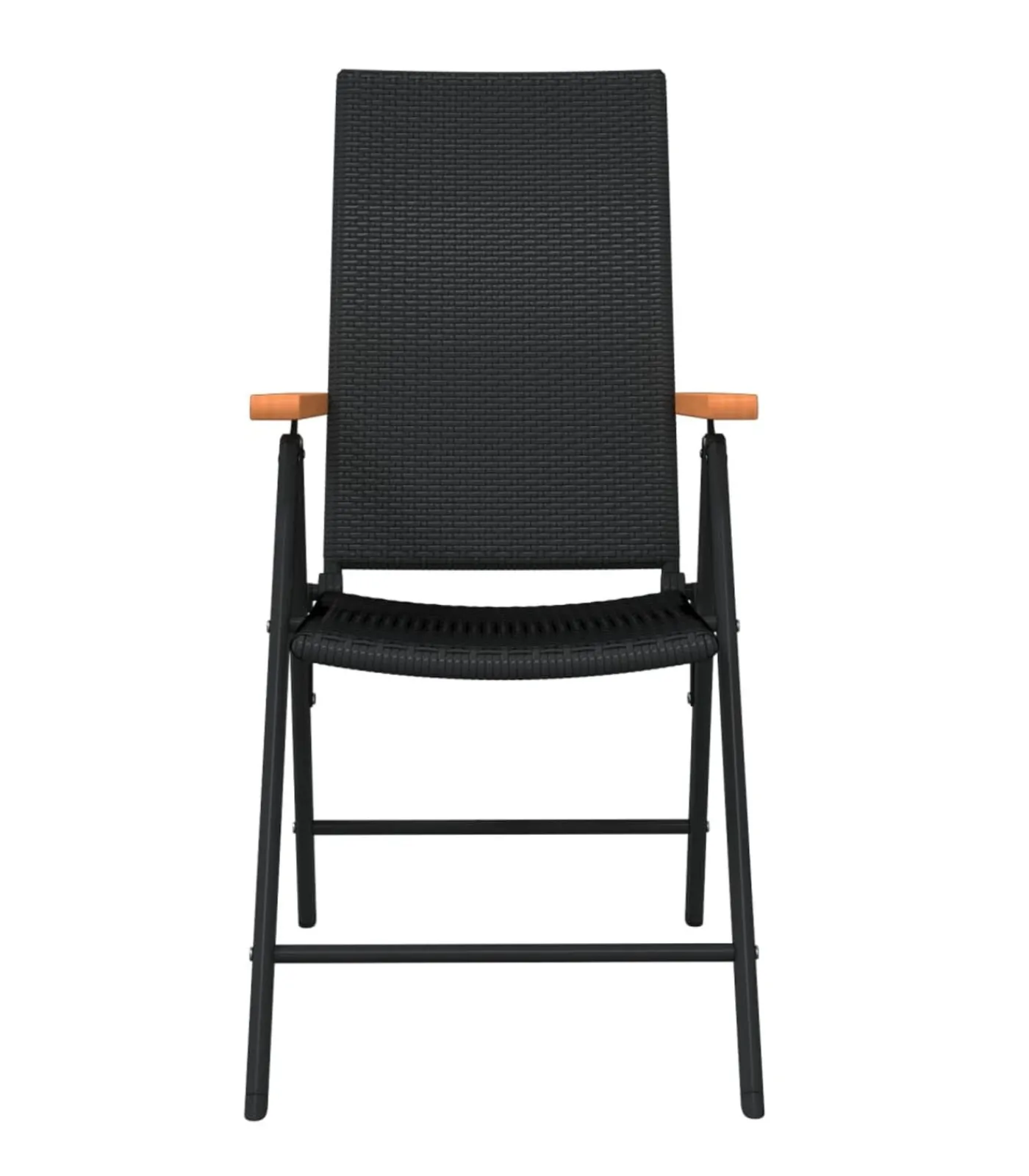 vidaXL 7-delige Tuinset zwart