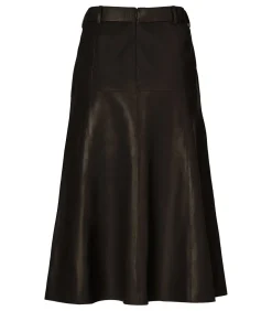 DAMES Mart Visser Delilah Leren Rok Donkerbruin