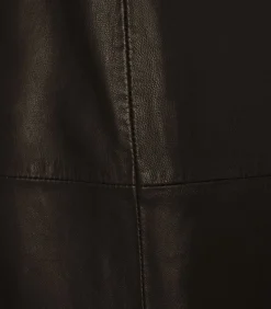 DAMES Mart Visser Delilah Leren Rok Donkerbruin