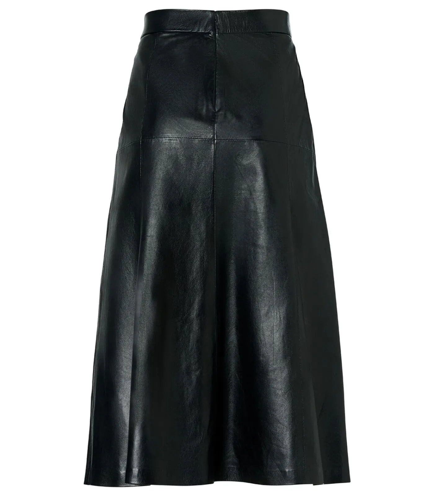 Sale Delilah Leren Rok Zwart DAMES Rokken