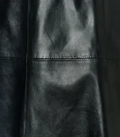 Sale Delilah Leren Rok Zwart DAMES Rokken