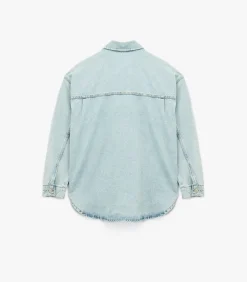 DAMES Koton Denimblouse met Knoopsluiting en Zakdetail