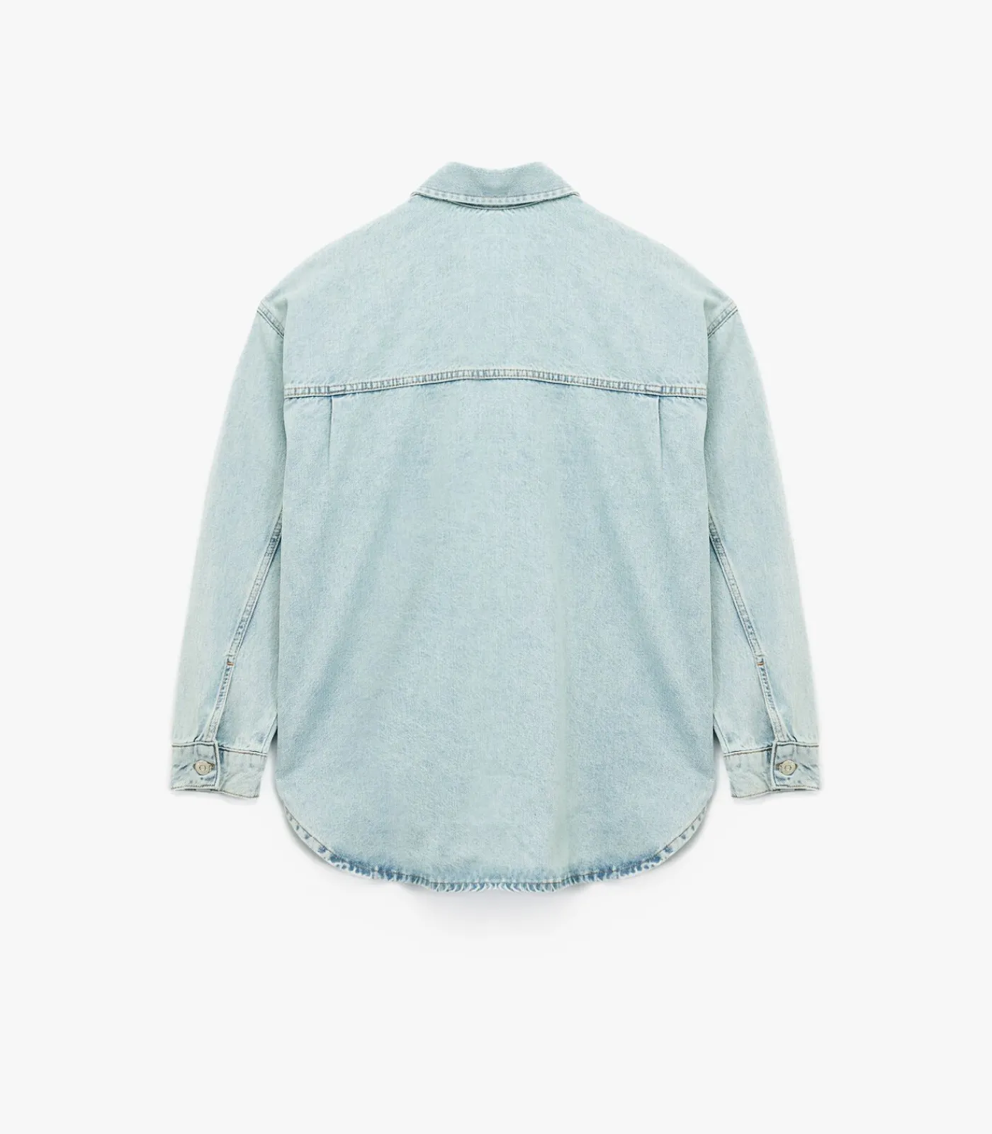 DAMES Koton Denimblouse met Knoopsluiting en Zakdetail