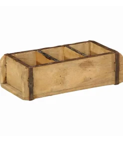 Sale Dienblad met opslag Bruin 30 x 14 x 9 cm Organiseren