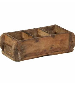 Sale Dienblad met opslag Bruin 30 x 14 x 9 cm Organiseren