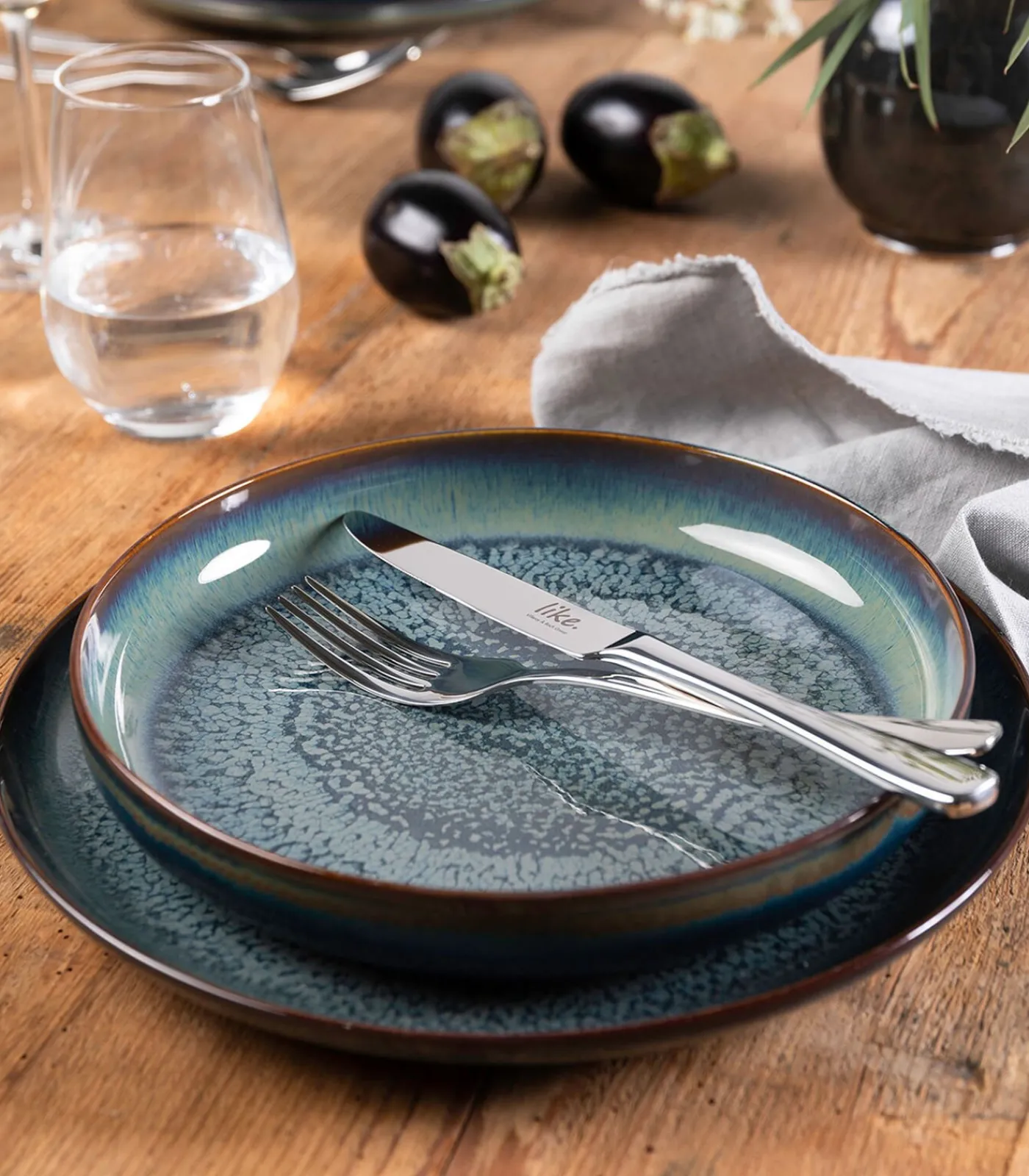 New Diep bord Crafted Breeze Tafelgerei