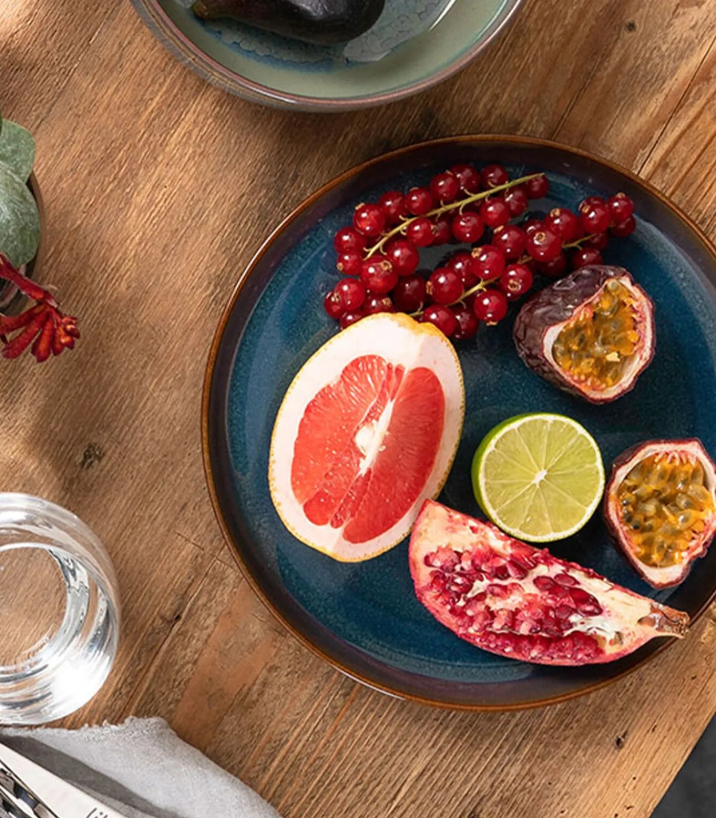 Best Diep bord Crafted Denim Tafelgerei